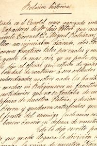 30 Cinco de Mayo Patricio Ramos Manuscrito